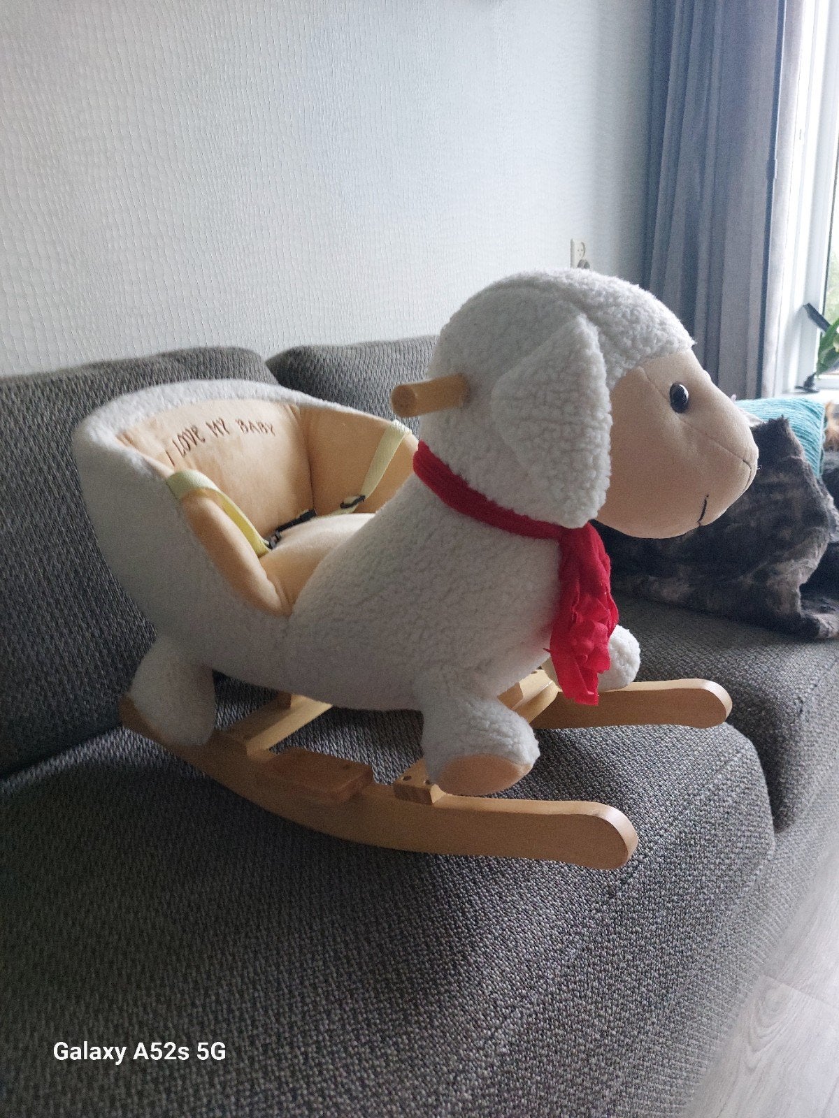 Pluche hobbelschaap., Ophalen