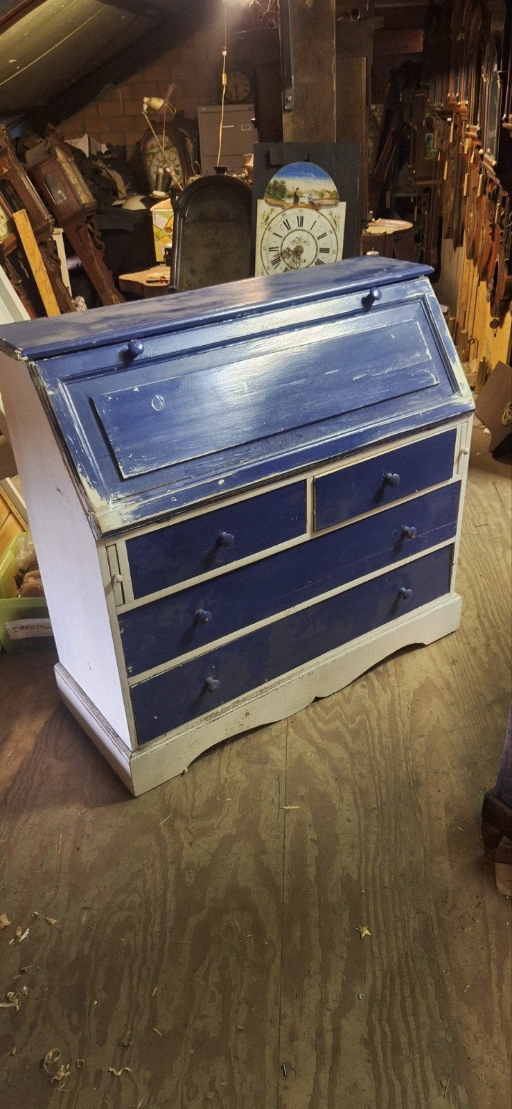 leuke secretaire   vurenhout., Huis en Inrichting, Ophalen, Gebruikt