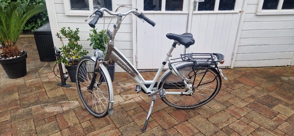Campingfiets, Fietsen en Brommers, Fietsen | Vouwfietsen, Ophalen, 20 inch of meer, Gebruikt, Dames