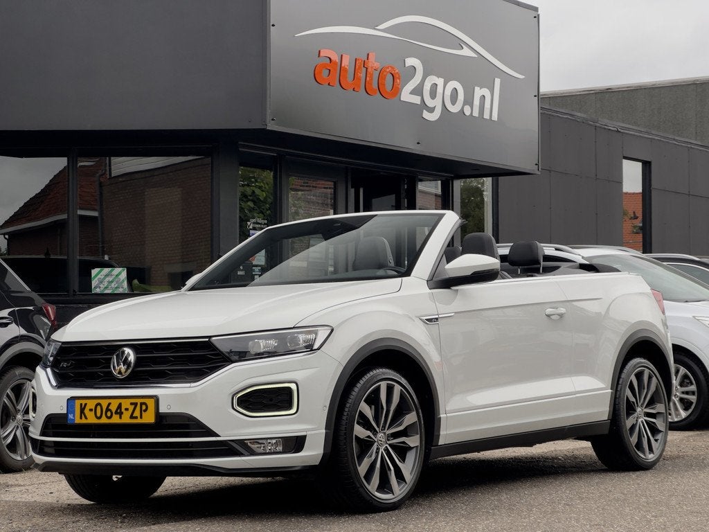 Volkswagen T-Roc Cabrio 1.5 TSI AUT7 R-LINE 65D.KM LEDER NAV, 15 km/l, Euro 6, 4 cilinders, Wit