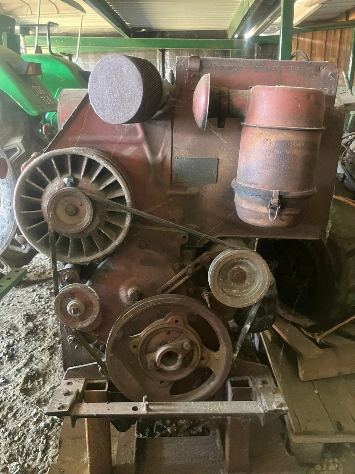 Deutz A2L514/F2L514 compressor Atlas / Copco, Ophalen, Gebruikt, Dieselmotor