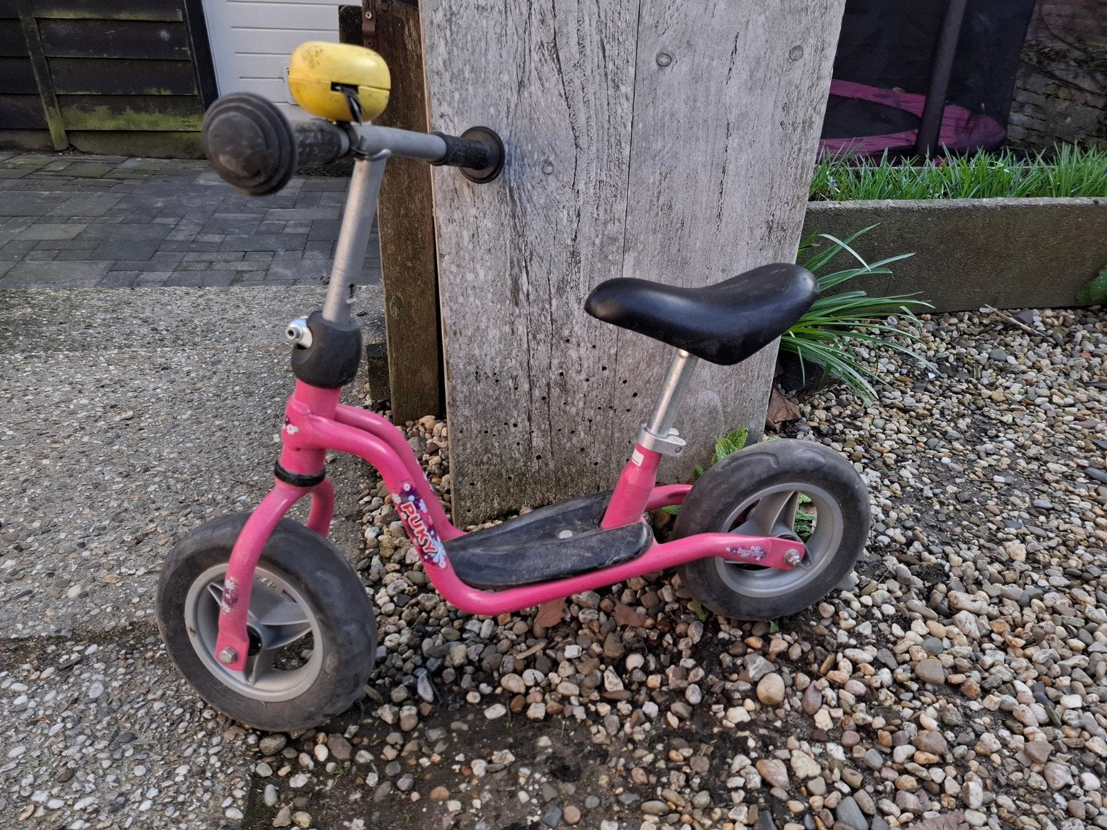 Puky loopfiets roze, Ophalen, Gebruikt