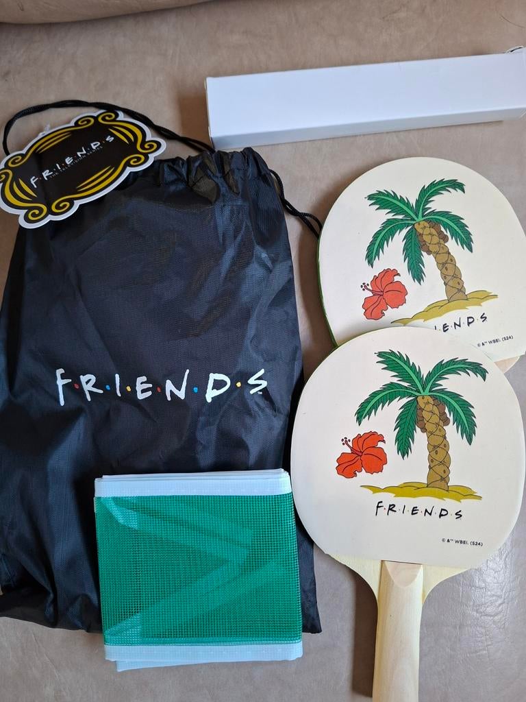 Friends Tafeltennis Set - Nieuw in Verpakking, Sport en Fitness, Tafeltennis, Ophalen of Verzenden, Nieuw, Net, Batje(s) of Balletje(s)