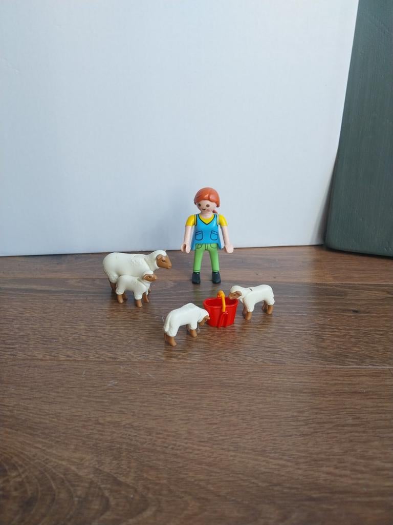 Playmobil boerin met schapen - Compleet en in goede staat, Ophalen