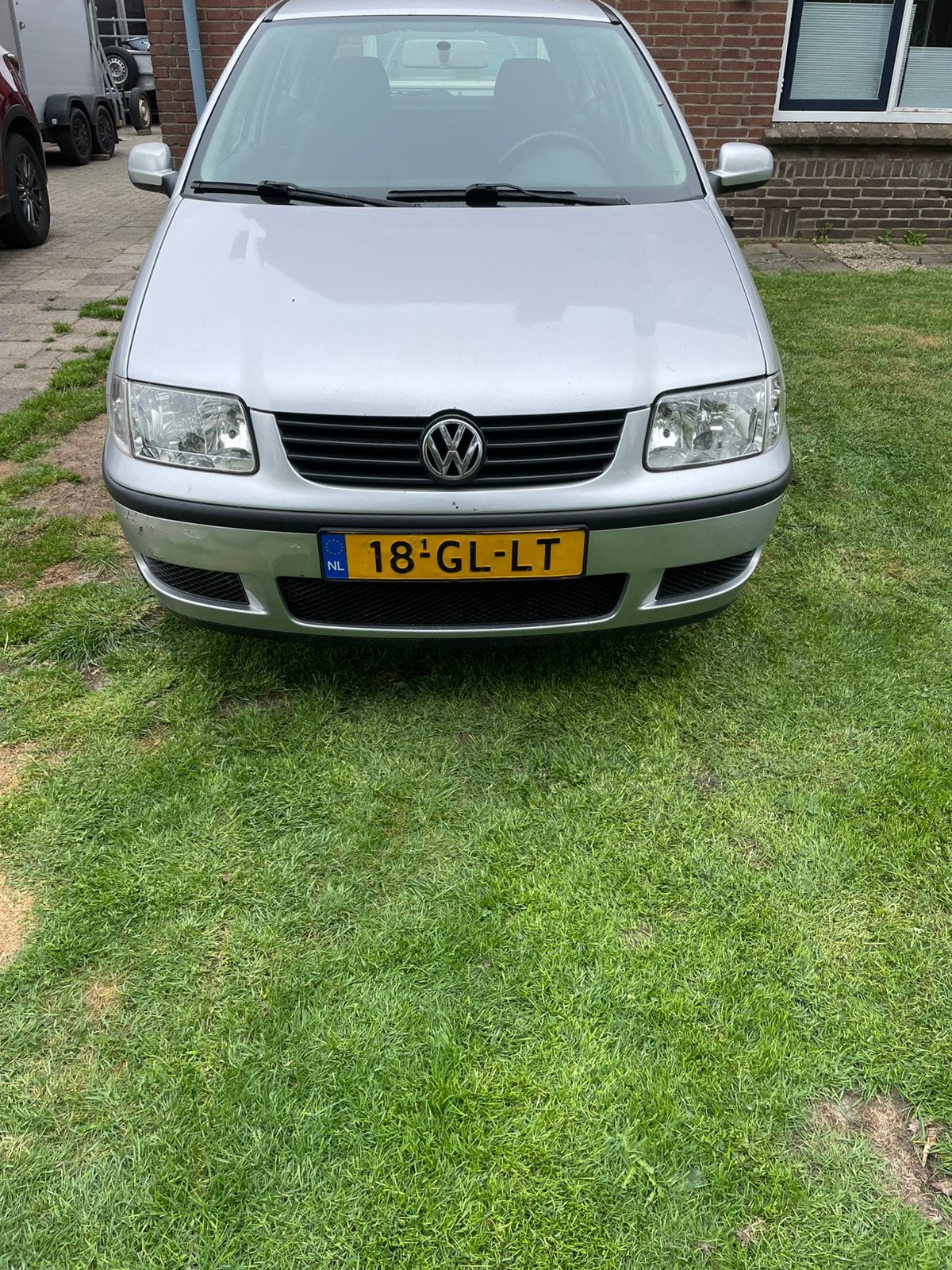 Volkswagen Polo 1.4 44KW 2001 Grijs, Auto's, Voorwielaandrijving, 31 €/maand, 4 cilinders, Grijs