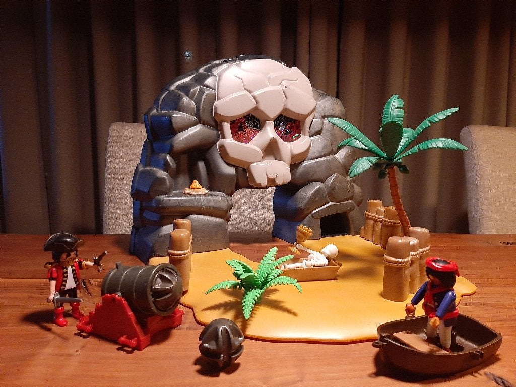 Playmobil Doodskopeiland meeneem koffer, Pirates, Complete set, Overige typen, Ophalen of Verzenden