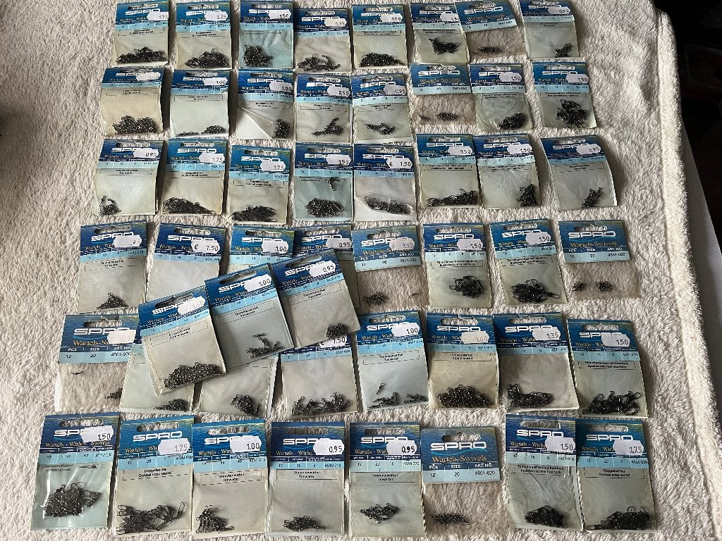 adv 925 / NIEUW mixset 50 pakjes diverse wartels SPRO, Ophalen of Verzenden, Nieuw, Overige typen