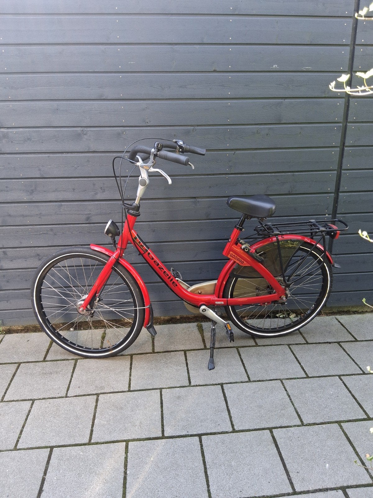 Gazelle fiets, rood, met versnellingen en slot, Fietsen en Brommers, Ophalen, Gebruikt, 47 tot 50 cm, Versnellingen