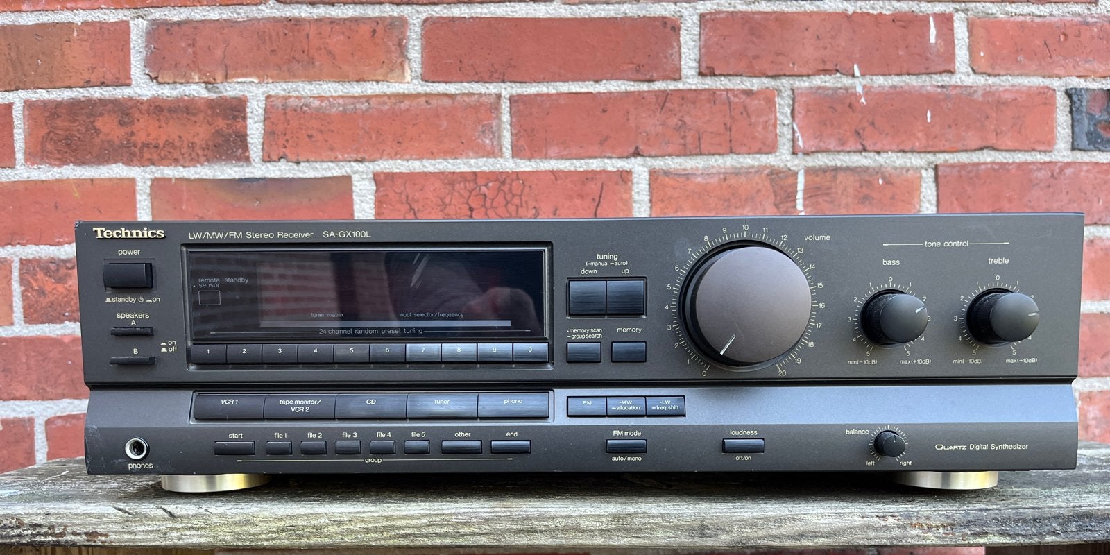 Technics SA-GX100L Stereo Receiver - Uitstekende Staat, Ophalen of Verzenden, Zo goed als nieuw, Stereo, 60 tot 120 watt