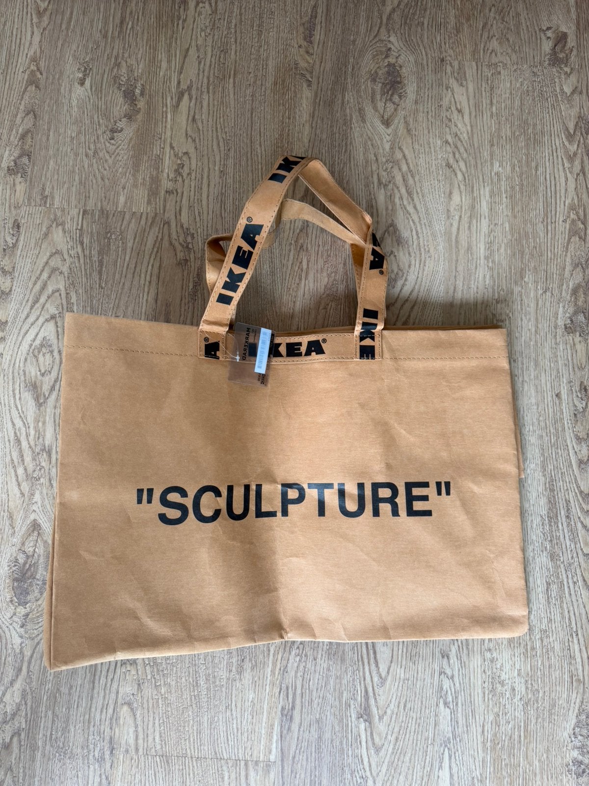 Virgil Abloh x ikea markerad large bag, Ophalen of Verzenden, Nieuw, Bruin, Overige typen