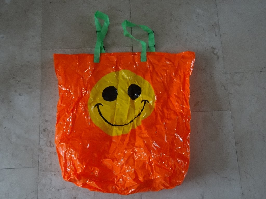 Oranje smiley tas, Ophalen of Verzenden, Zo goed als nieuw