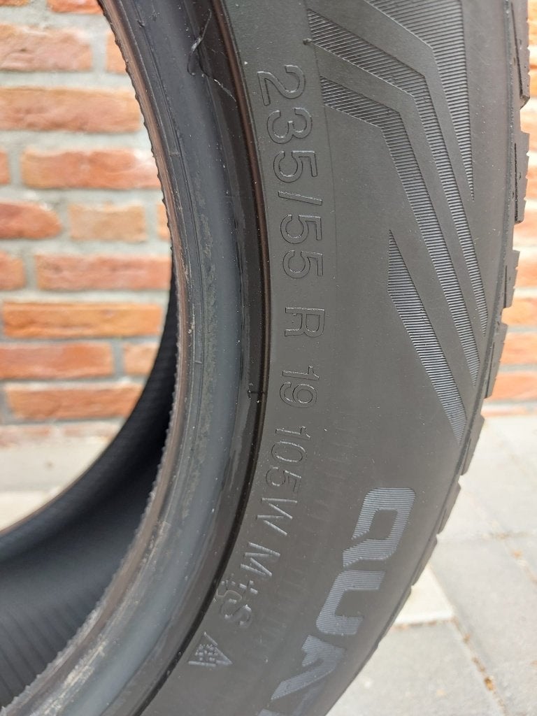 Vredestein Quatrac Pro+ 235/55 R19 105 W (2 x), Gebruikt, 235 mm, All Season, Band(en)