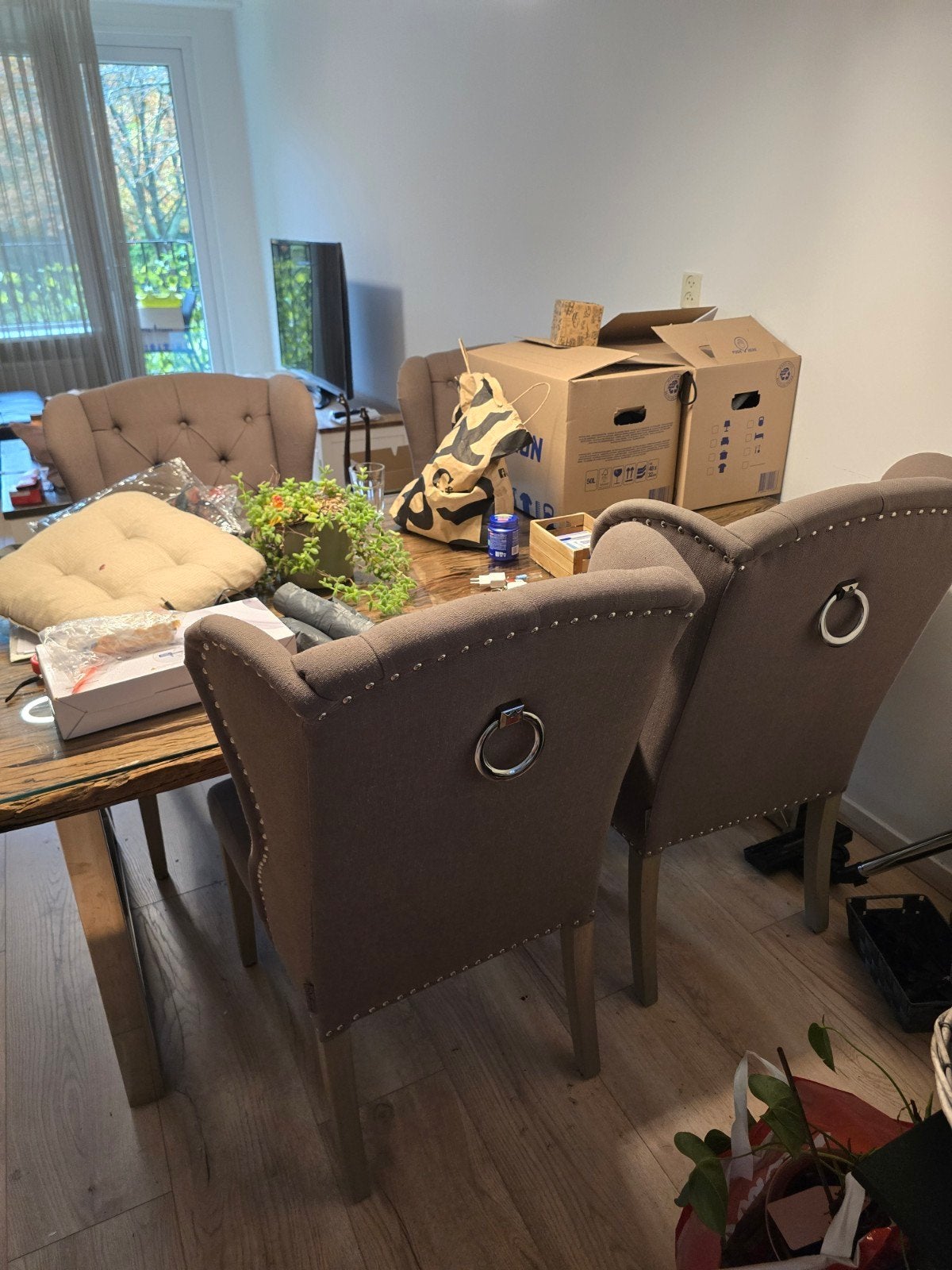 Richmond Interiors eetkamerstoelen (6 stuks), Huis en Inrichting, Gebruikt, Ophalen of Verzenden, Vijf, Zes of meer stoelen, Klassiek, Chesterfield