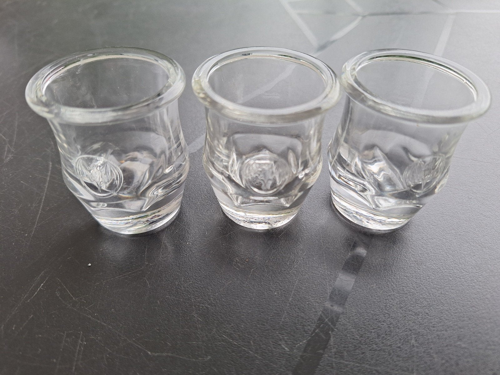 Bacardi shotglaasjes - Set van 3, Ophalen of Verzenden, Zo goed als nieuw, Borrel- of Shotglas