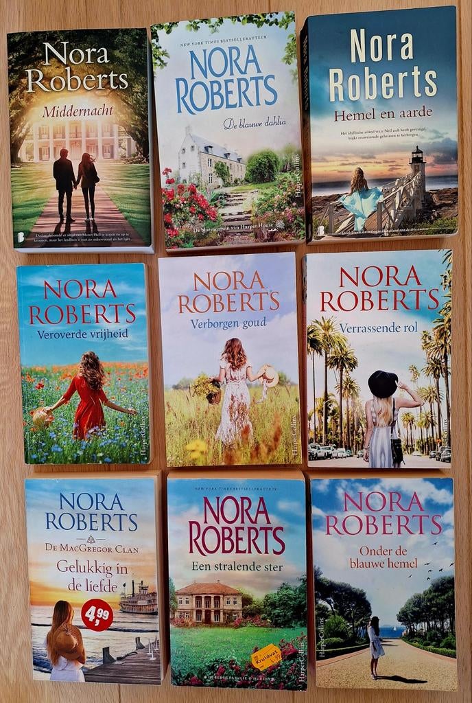 Nora Roberts - 9 romans  €2 Per stuk, €9 voor 5 stuks., Ophalen of Verzenden, Zo goed als nieuw