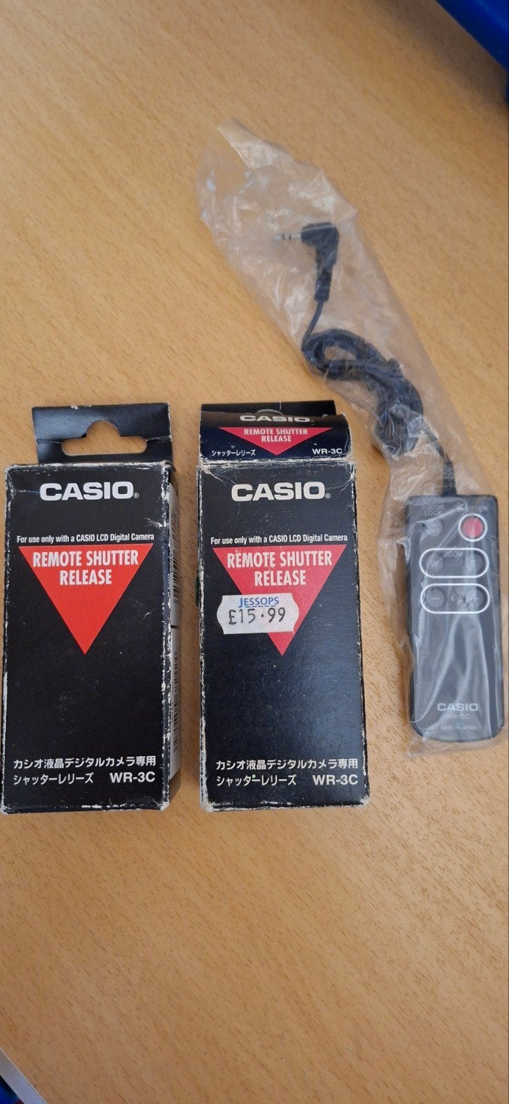 Casio WR-3C Afstandsbediening voor digitale camera, Ophalen of Verzenden, Nieuw, Minder dan 50 mm, Overige typen