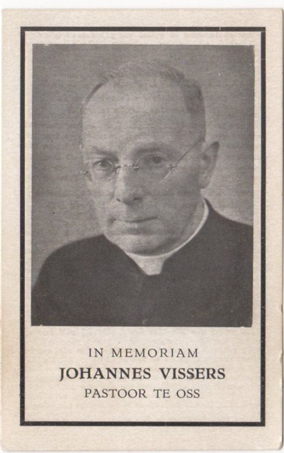 pastoor Johannes Vissers 1882 Veghel + 1949 Oss, 66 jaar, Verzamelen, Verzenden