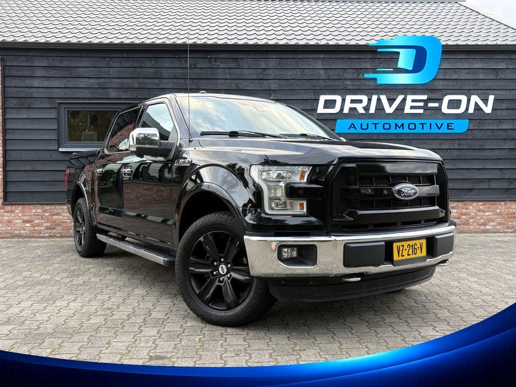 Ford F 150 Lariat V8 - 4x4 -Crew cab - Pano - lage bijtellin, Auto's, Ford Usa, Bedrijf, Te koop, F-150, 4x4, ABS, Achteruitrijcamera