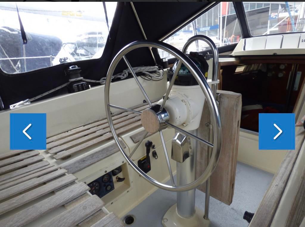Stuur, stuurkolom en compleet hydraulisch systeem: ZEILBOOT, Ophalen, Gebruikt