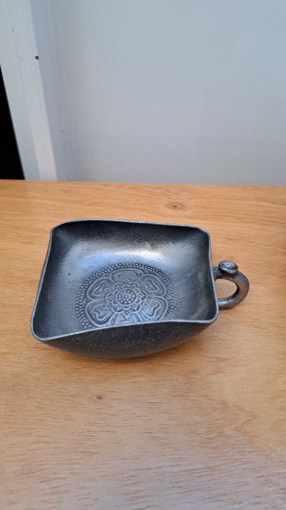 vintage tinnen asbak, Ophalen of Verzenden