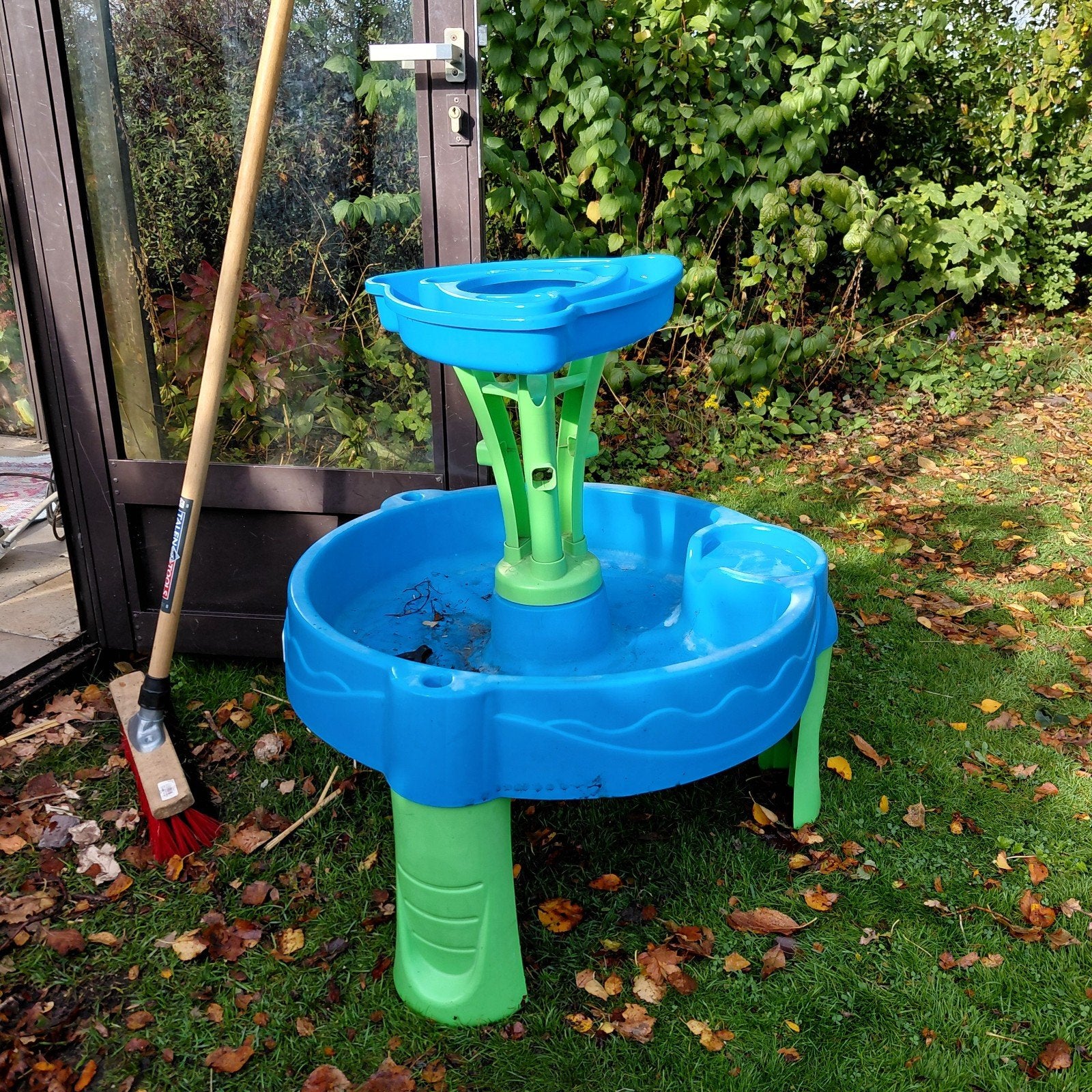 zandtafel watertafel, Ophalen