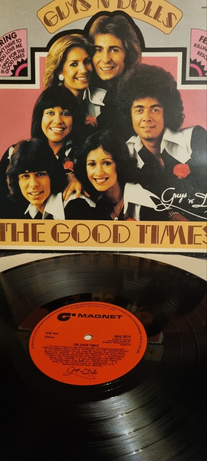 Guys 'n' Dolls - The Good Times LP (1976), LP, Gebruikt, Pop, Ophalen of Verzenden
