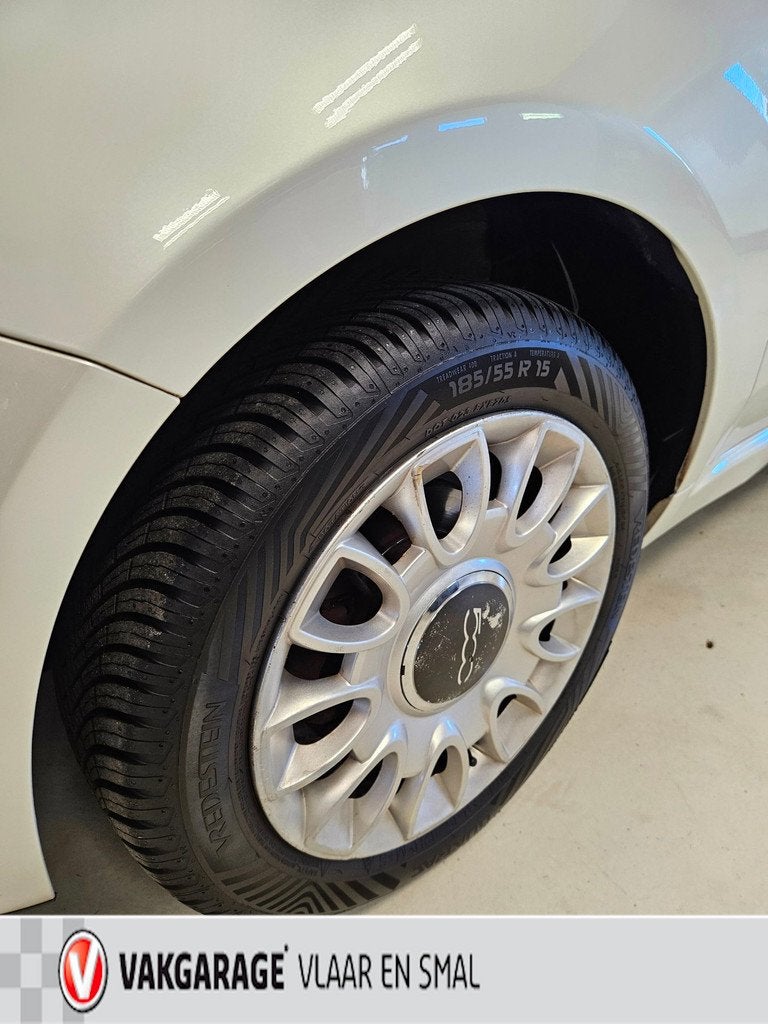 Fiat 500 C 1.2 Pop Cabrio Automaat incl. nieuwe schakelrobot, Auto's, Euro 5, Stof, Gebruikt, 4 cilinders