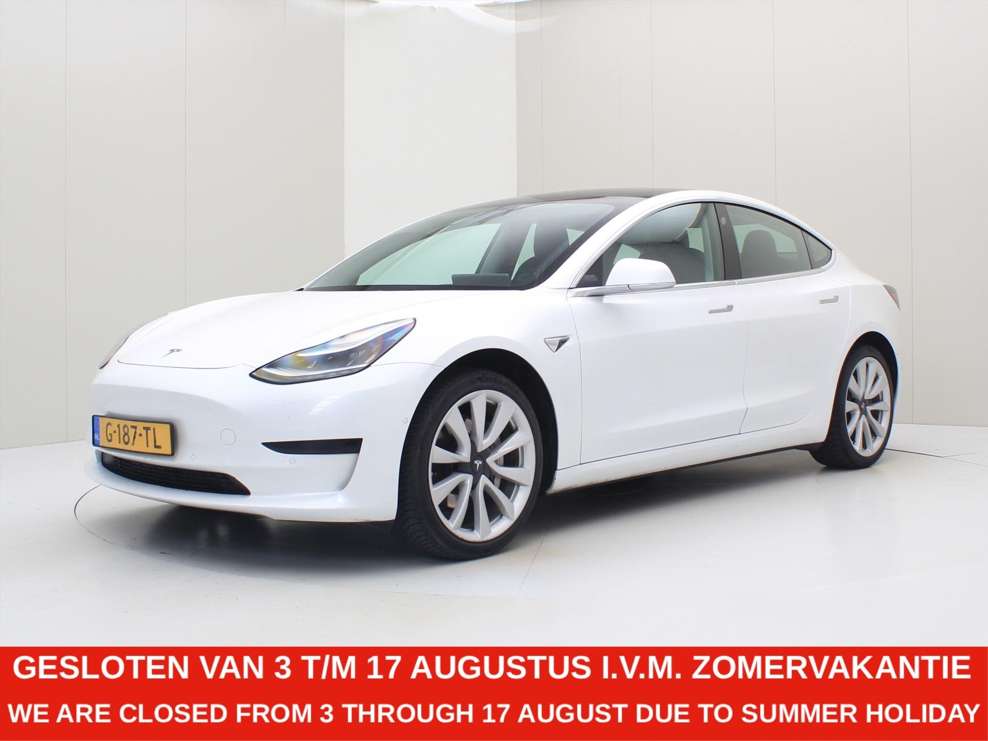 Tesla Model 3 Standard RWD Plus 84,7 % Soh [ AUTOPILOT+60 kW, Automaat, Gebruikt, Zwart, Wit