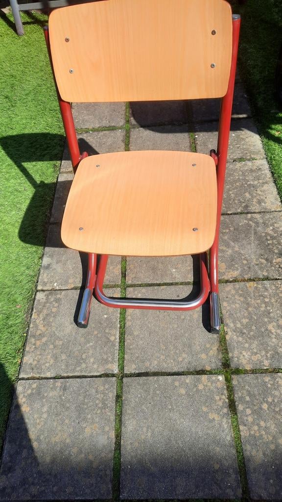 Mooie Vintage schoolstoel Presikhaaf (ALLEEN OPHALEN), Huis en Inrichting, Stoelen, Ophalen, Eén