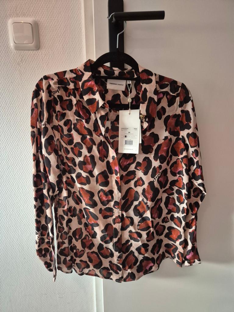 Fabienne Chapot Sunrise Blouse Leopard Queen Maat 38, Maat 38/40 (M), Overige kleuren, Nieuw, Ophalen of Verzenden