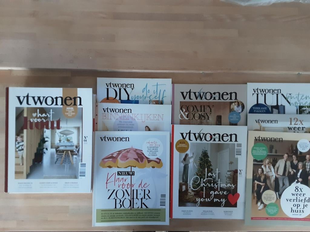 18x tijdschrift vt wonen, Ophalen, Zo goed als nieuw, Interieur en Design