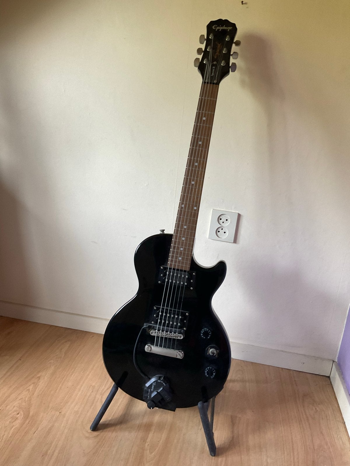 Epiphone Les Paul Special II Elektrische Gitaar Zwart, Ophalen, Gebruikt, Solid body, Epiphone