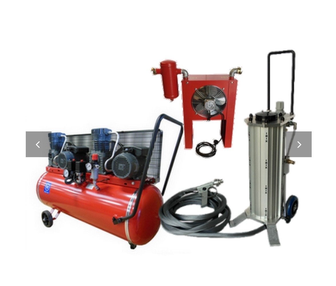 Ibix 9 complete elektrische straalset met compressor, Ophalen, Gebruikt, 10 bar of meer, 400 tot 800 liter/min