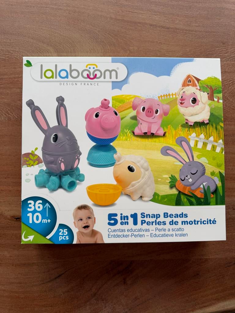 Lalaboom educatieve kralen boerderijdieren nieuw in verpakki, Ophalen of Verzenden, Nieuw, Overige typen