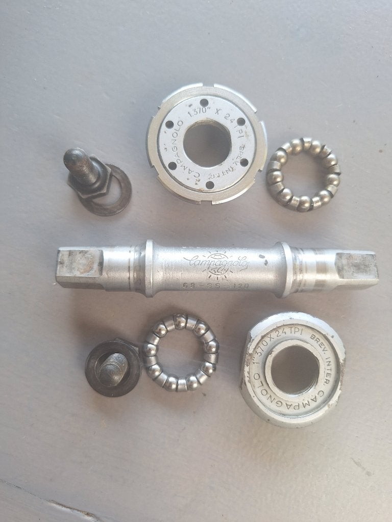 Campagnolo bottom bracket / trapas, retro / vintage, Fietsen en Brommers, Fietsonderdelen, Ophalen of Verzenden, Gebruikt, Racefiets