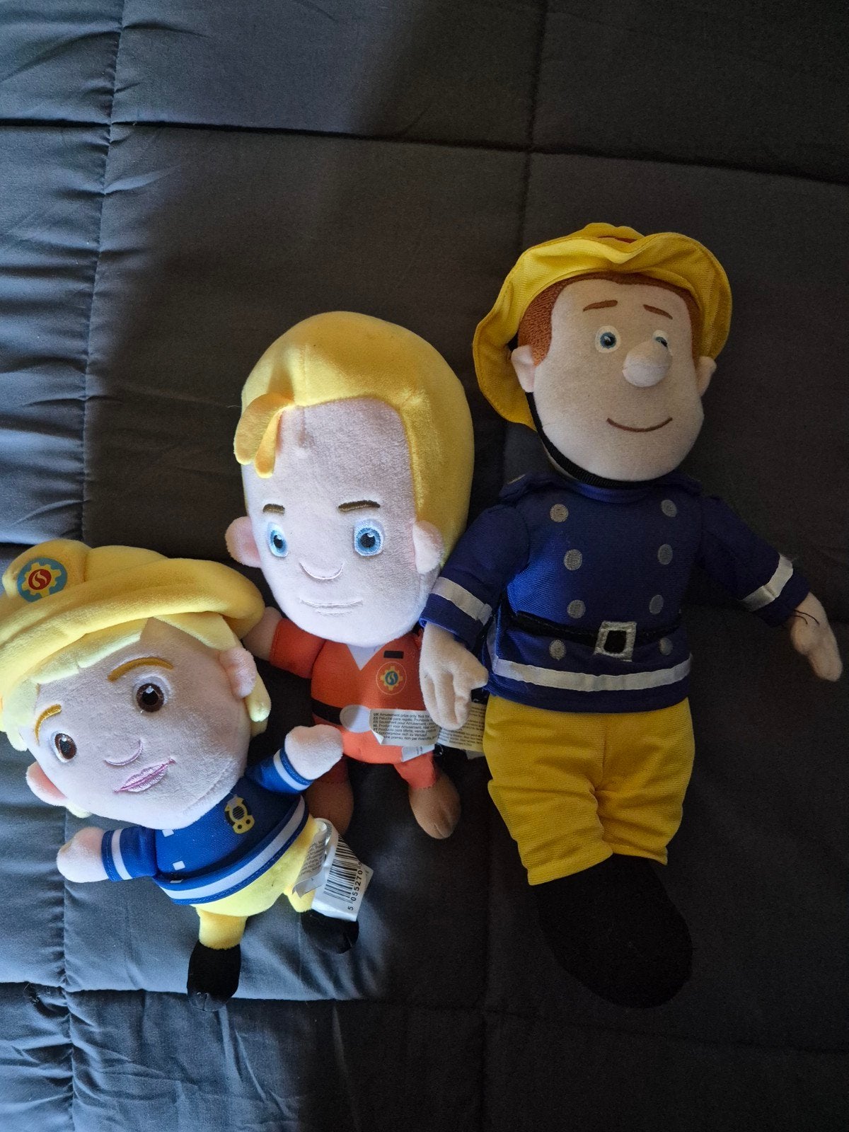 Brandweerman Sam Knuffels - Set van 3, Ophalen, Gebruikt, Overige merken, Overige karakters