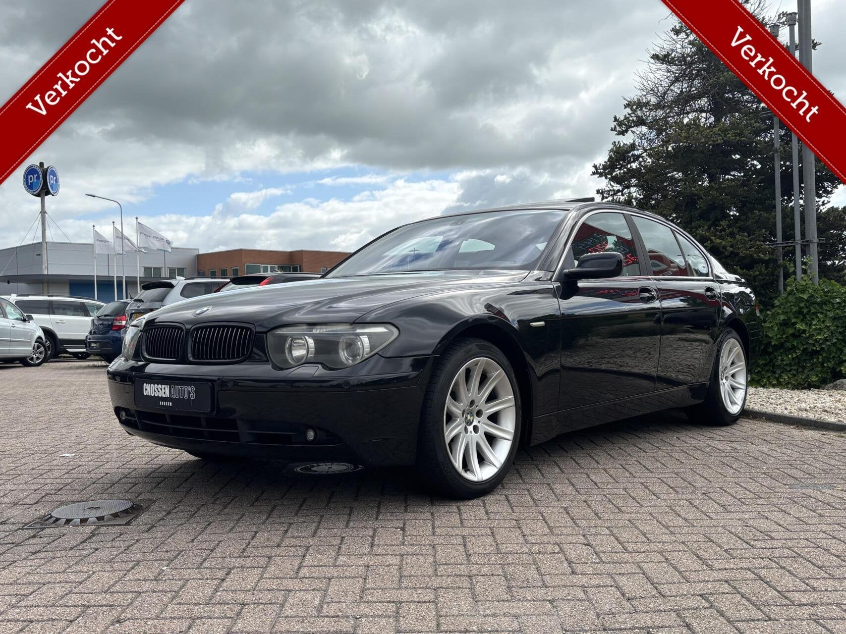 BMW 7-serie 745i, 19 inch, Xenon, leer, Navi Nette auto!, Auto's, Automaat, Achterwielaandrijving, Gebruikt, Zwart