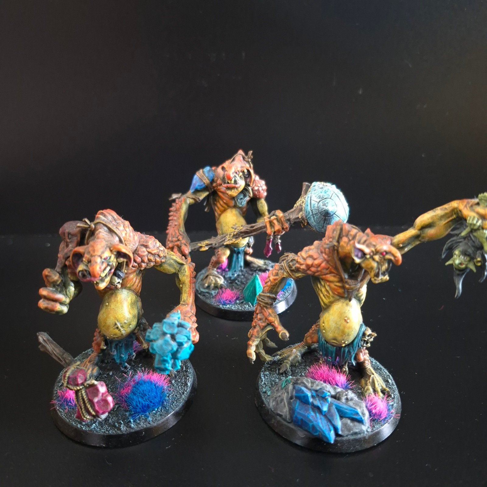 Warhammer AOS: 3x rockgut troggoth, Ophalen of Verzenden