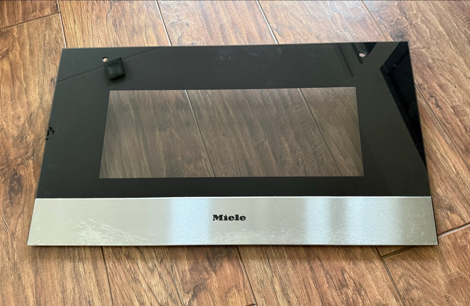 Miele Oven Deur - Zwart/RVS - Gebruikt, 45 tot 50 cm, Gebruikt, Oven, 60 cm of meer