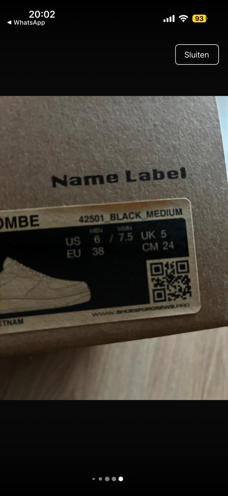 Antislip horeca schoenen, Ophalen of Verzenden, Zo goed als nieuw, Sneakers of Gympen