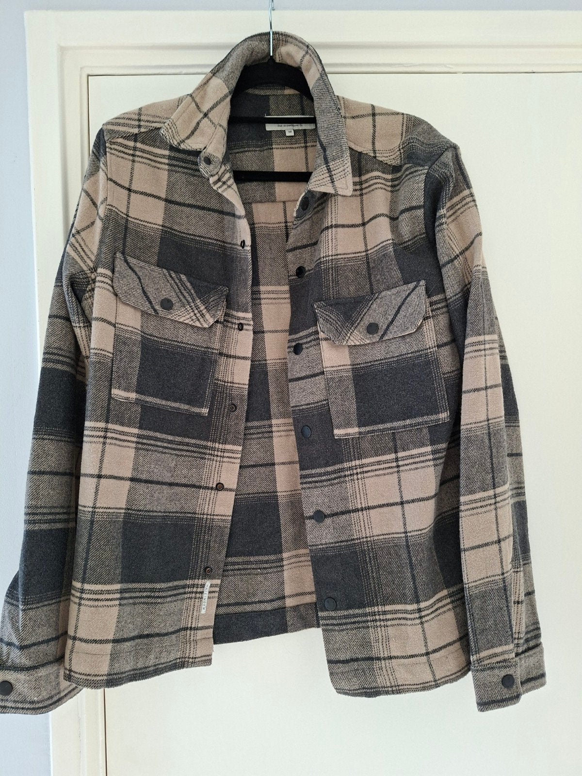 HALLINGER Liam Check Overshirt - Geruit Overhemd Maat M, Kleding | Heren, Meerkleurig, HALLINGER, Zo goed als nieuw, Halswijdte 39/40 (M)
