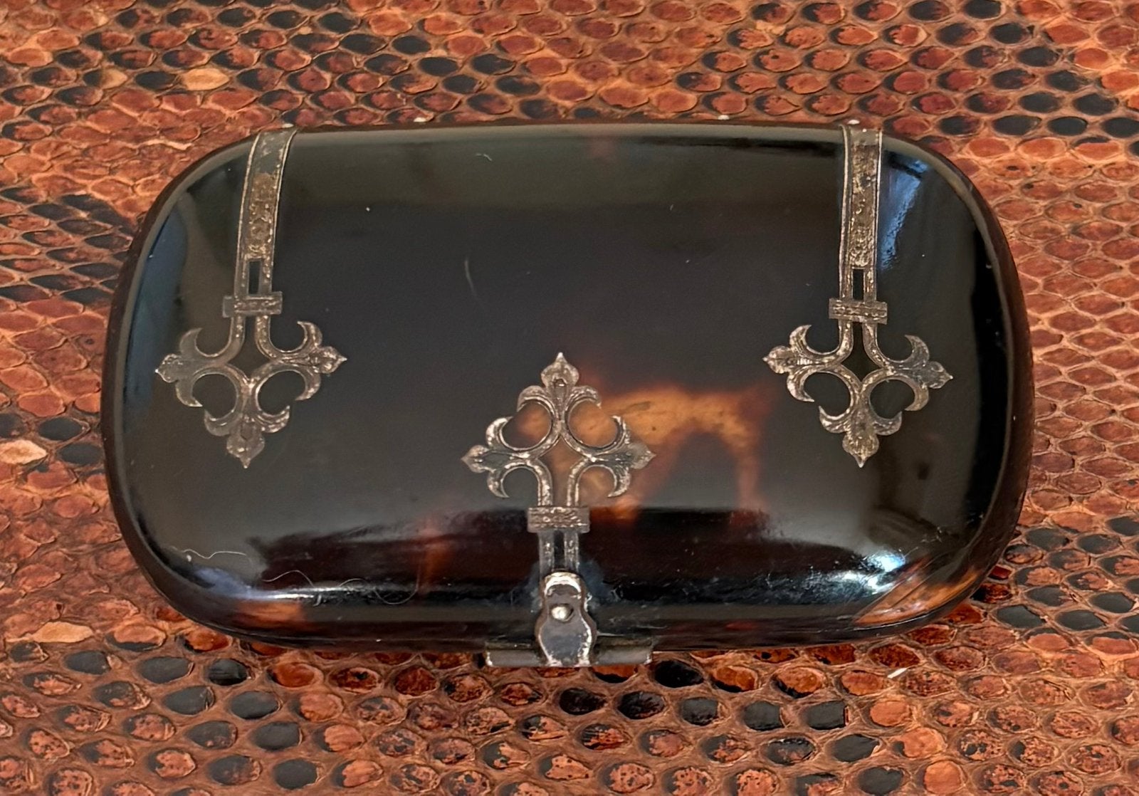 Antieke Schildpad Portemonnee - Napoleon III, Ophalen of Verzenden