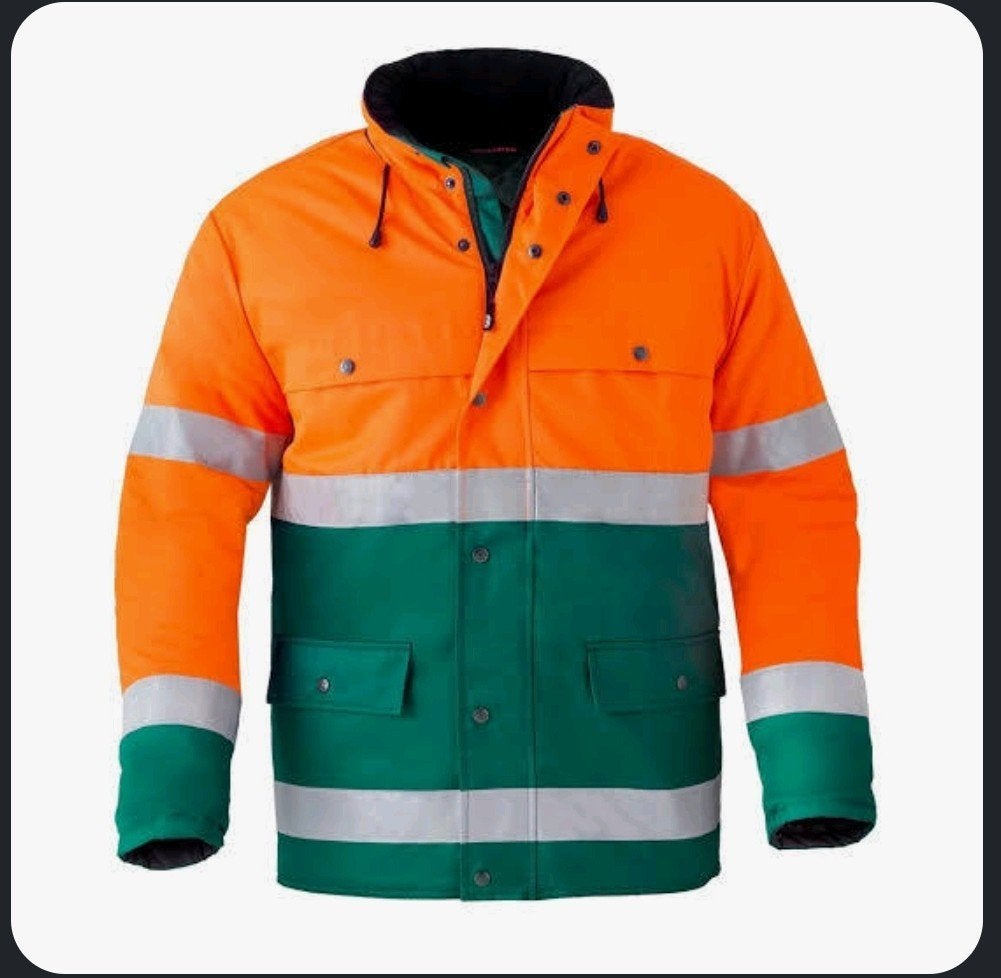 Nieuwe Havep jas, maat L (valt als XL), Maat 52/54 (L), Havep, Nieuw, Oranje