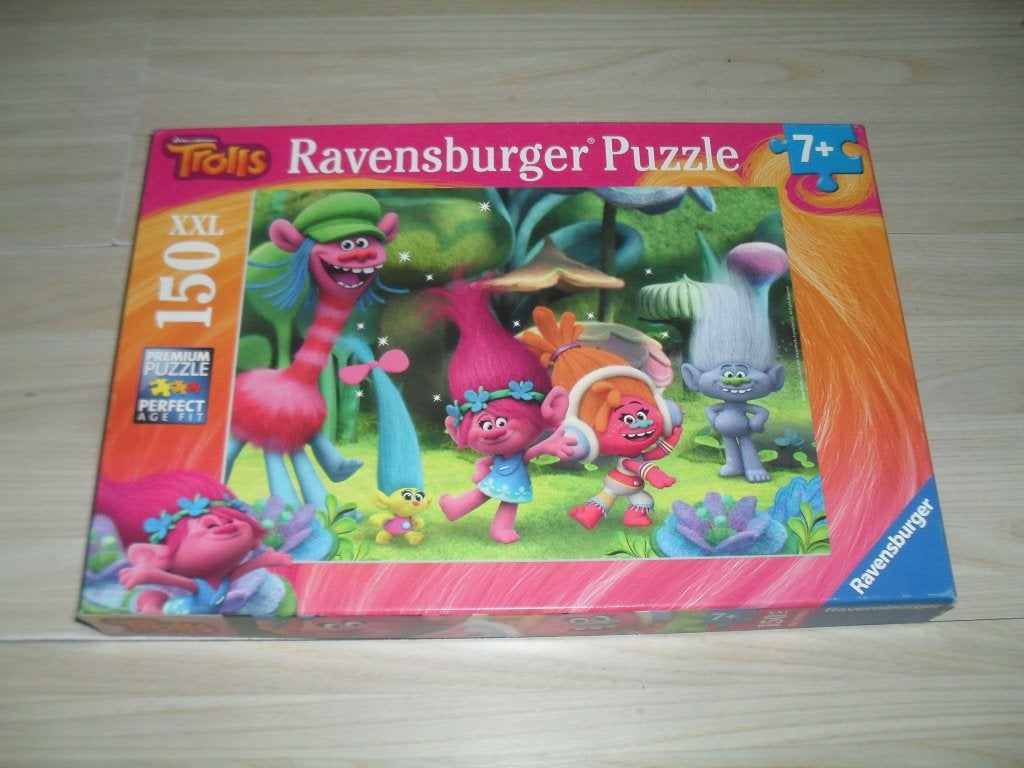 Trolls puzzle 150 XXL stukken, Ophalen, Minder dan 500 stukjes, Zo goed als nieuw, Legpuzzel