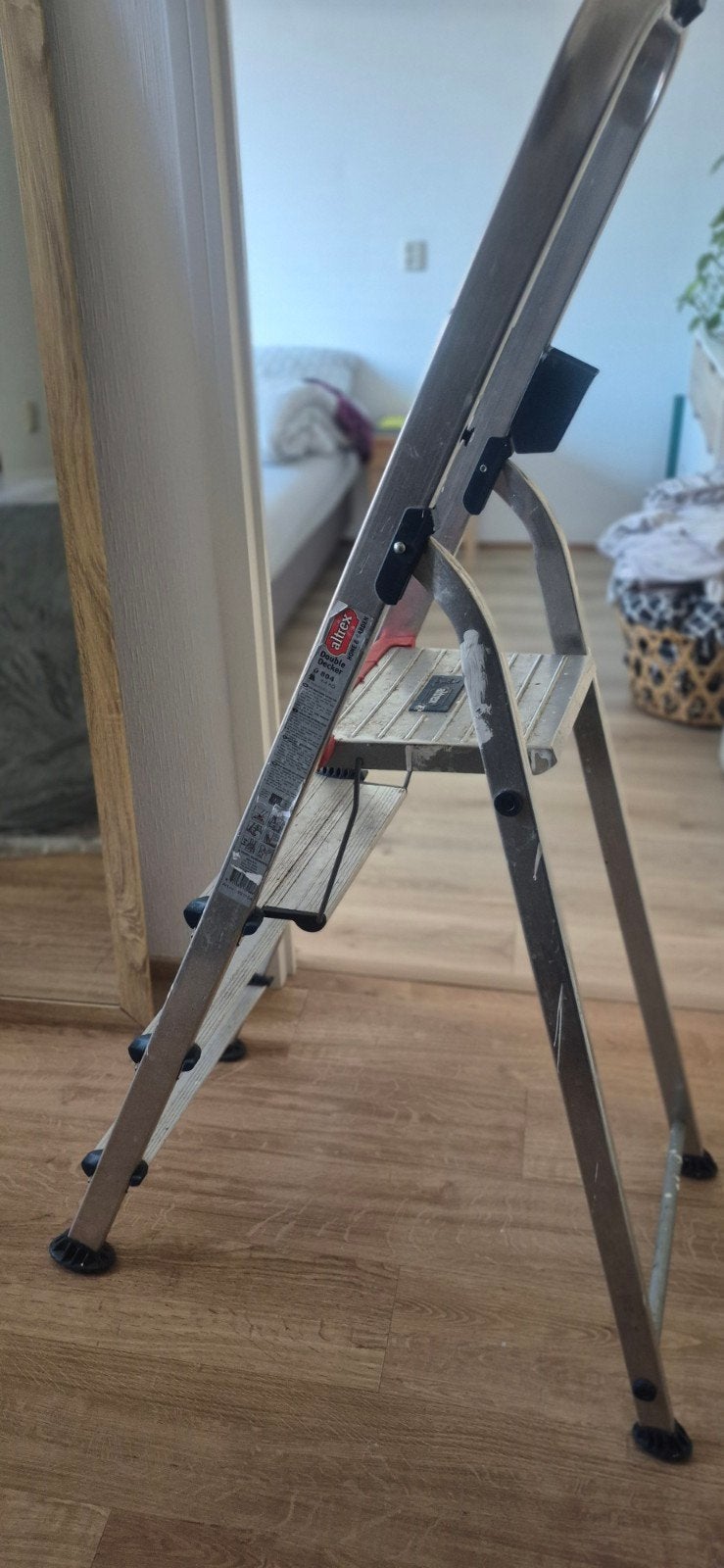 Stevige Altrex trap, weinig gebruikt, Ophalen of Verzenden, Zo goed als nieuw, Trap, Minder dan 2 meter