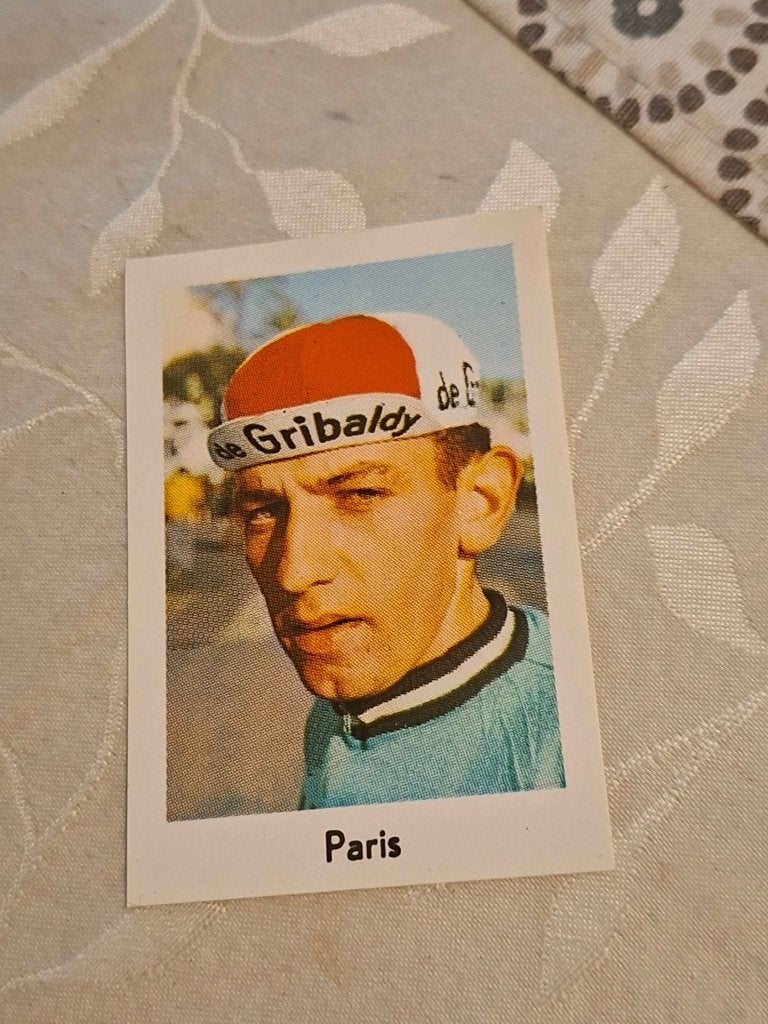Prentje/Chromo : Jean-Paul Petit / Frimatic-de Gribaldy, Verzenden, Zo goed als nieuw, Overige sporten, Poster, Plaatje of Sticker