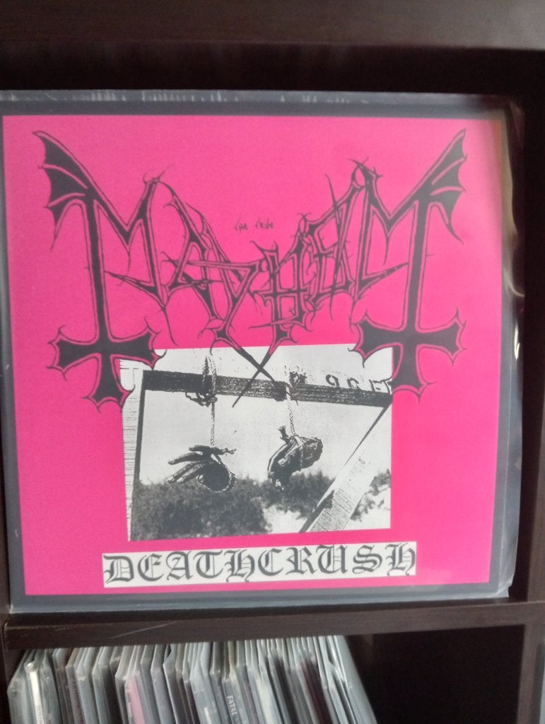 Mayhem Deathcrush LP Black Metal Darkthrone Burzum Taake, Cd's en Dvd's, Verzenden, Zo goed als nieuw
