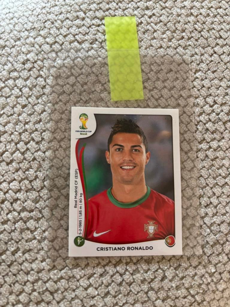 Cristiano Ronaldo Panini WK 2014 Sticker #523, Ophalen of Verzenden, Zo goed als nieuw
