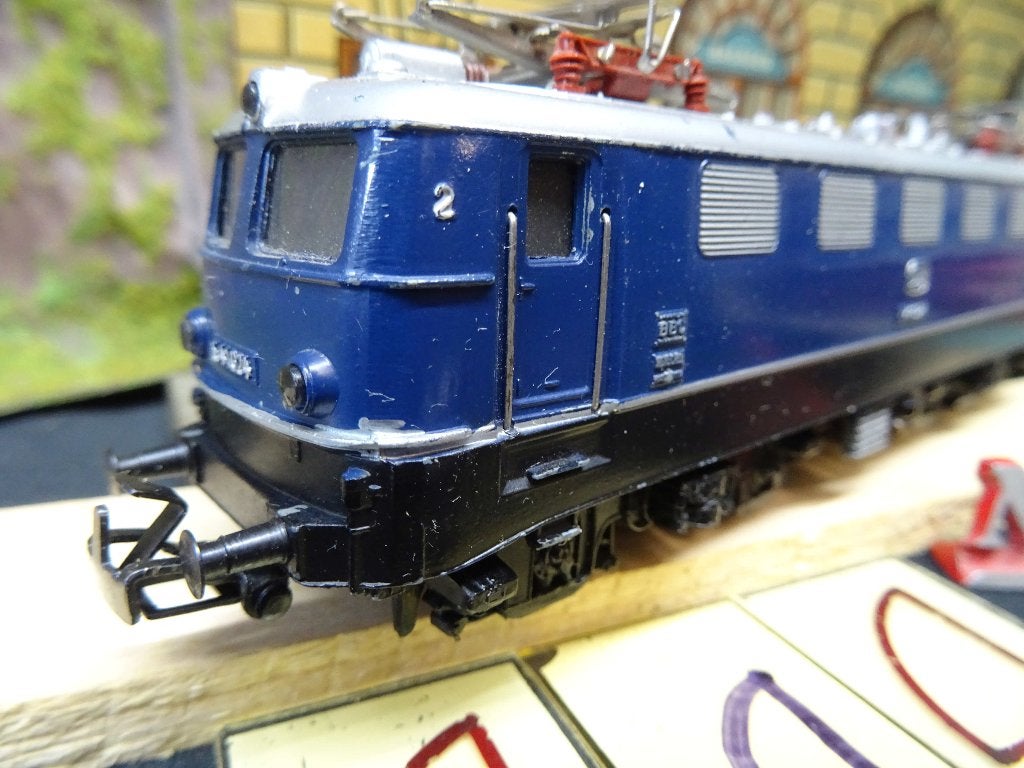 444=Marklin 3034 E loc van de Duitse spoorwegen.318, Wisselstroom, Gebruikt, Locomotief, Ophalen of Verzenden