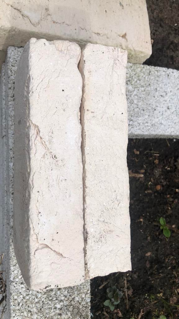 Metselsteenen wit, Doe-het-zelf en Verbouw, Metselstenen, Ophalen of Verzenden, Zo goed als nieuw, Kalkzandstenen